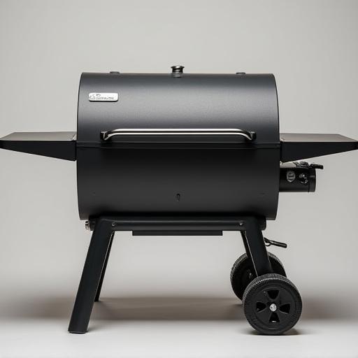 Robust utomhusgrill från Fjällstorm-serien.